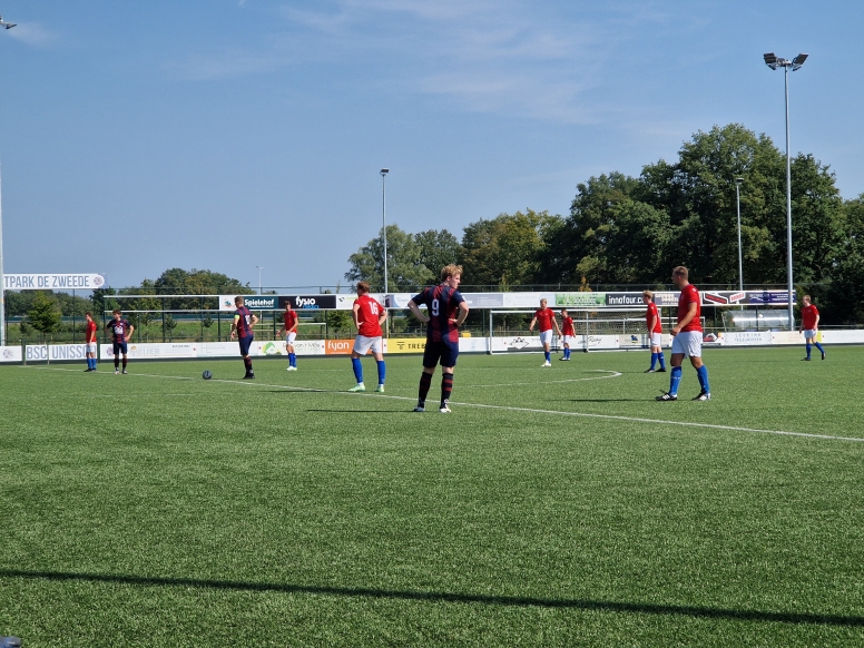 Gelijkspel uit bij Unisson in eerste bekerwedstrijd