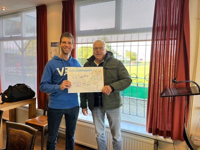 Ruim 1000 euro met Rabo ClubSupport