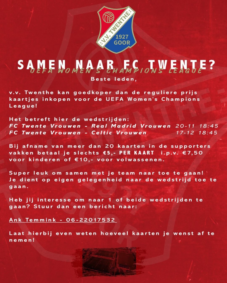 Samen naar FC Twente?